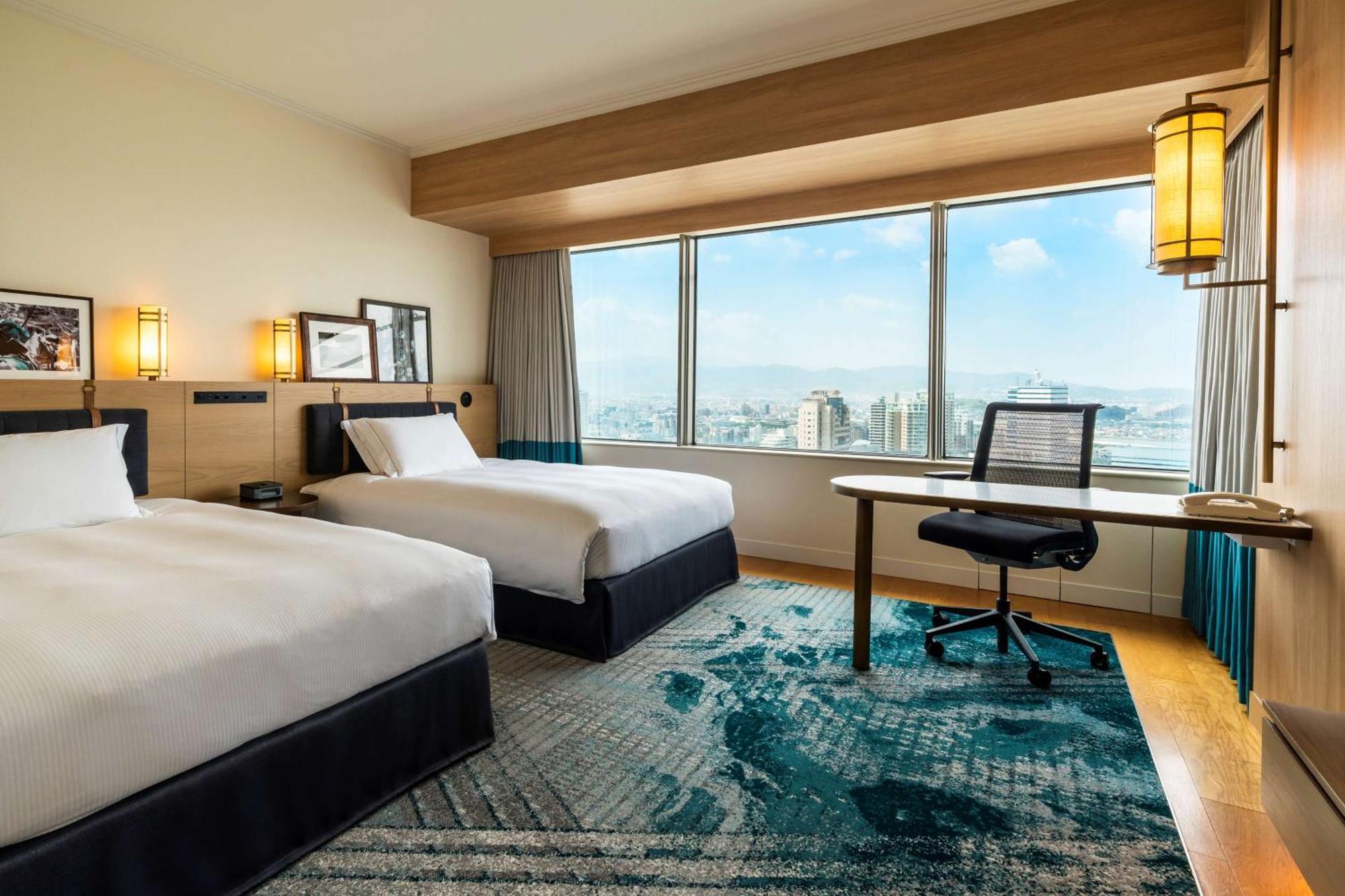 Hilton Fukuoka Sea Hawk Hotell Exteriör bild