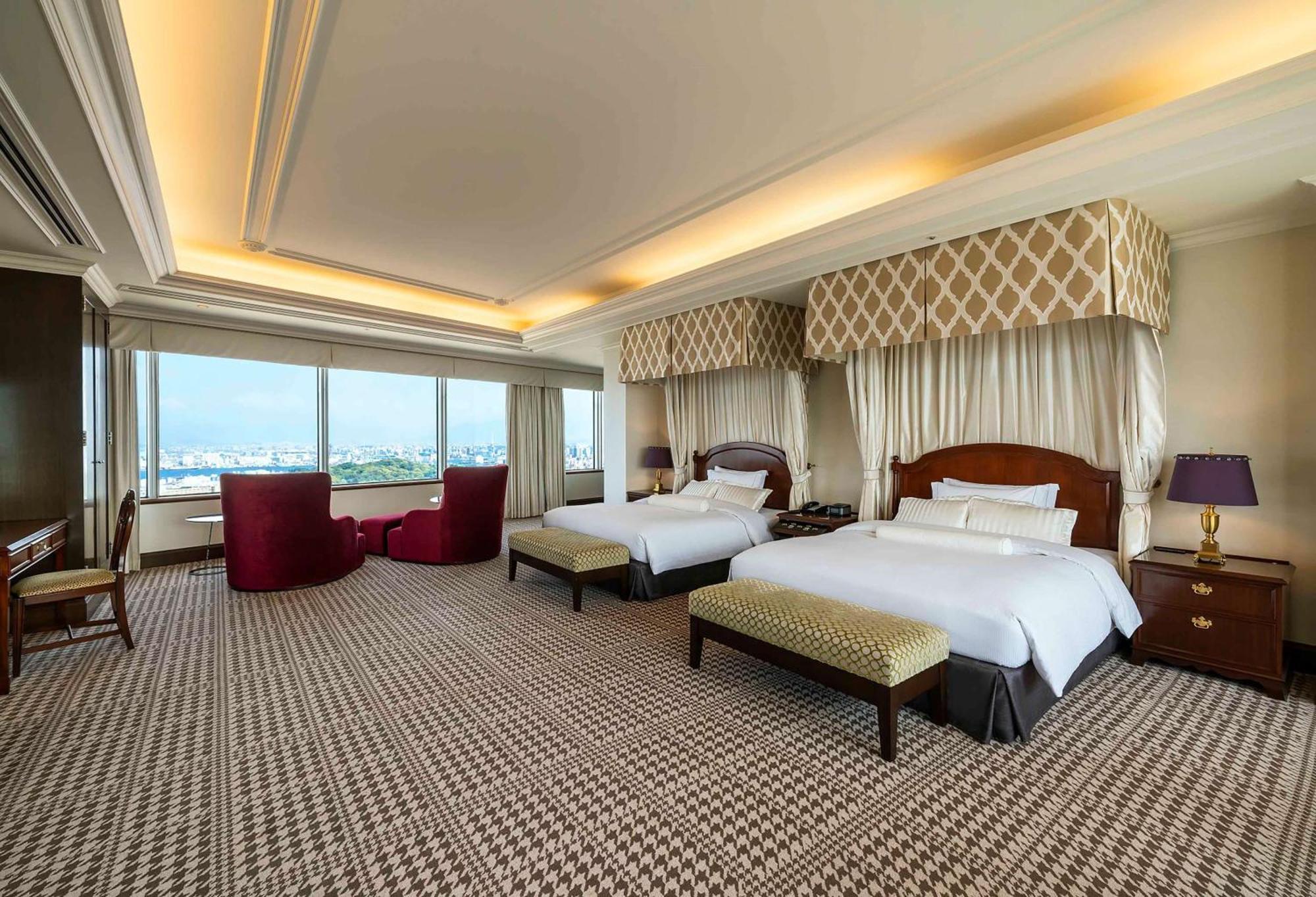 Hilton Fukuoka Sea Hawk Hotell Exteriör bild