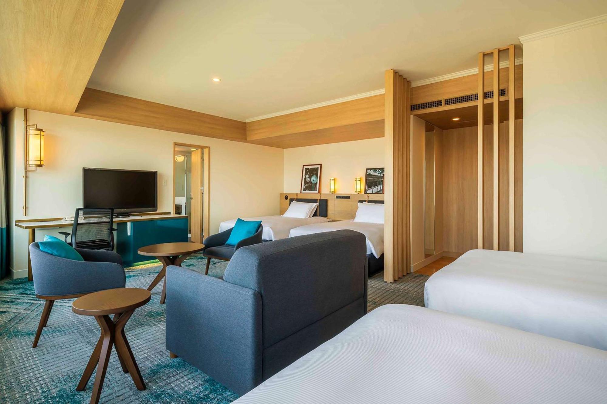 Hilton Fukuoka Sea Hawk Hotell Exteriör bild