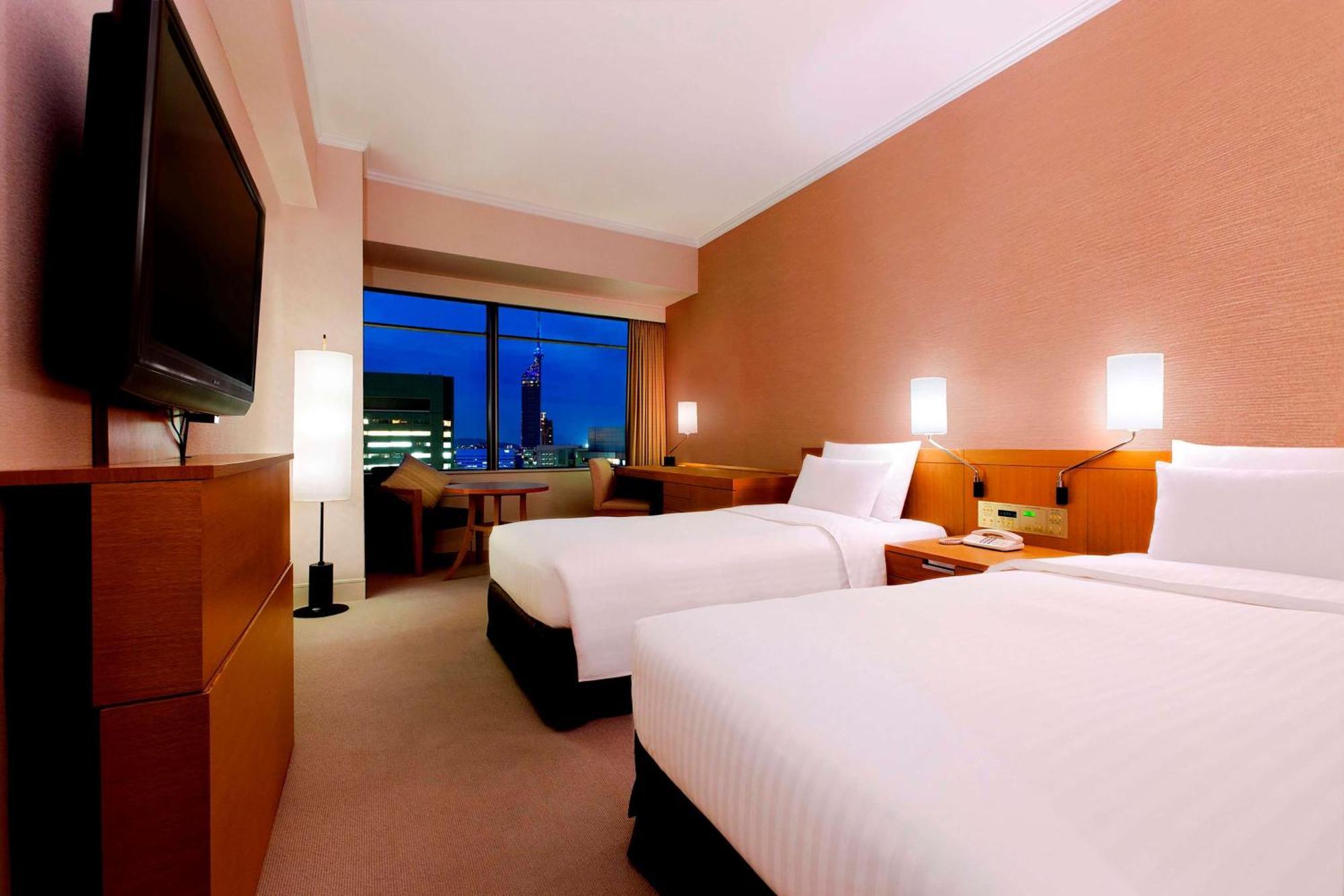 Hilton Fukuoka Sea Hawk Hotell Exteriör bild